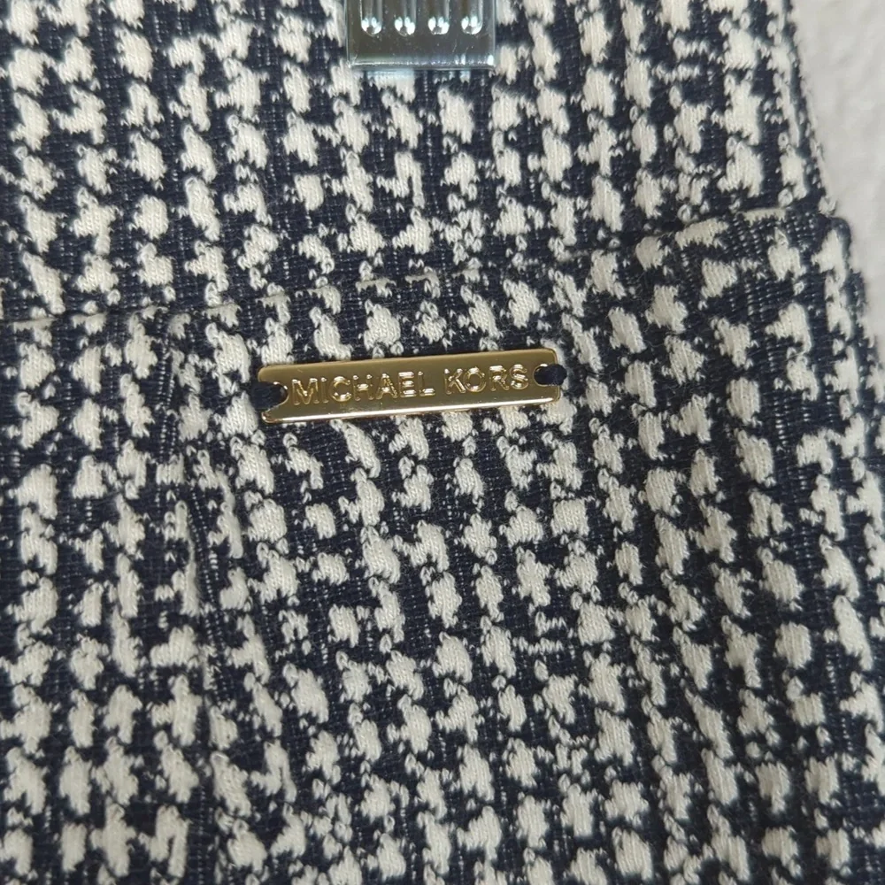 Michael Kors Women's Houndstooth Office Pencil‎ Skirt Size L